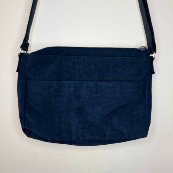 Kipling New Angie Crossbody Nylon Bag Blue Purse W Zipper & Pockets EUC - Picture 5 of 5